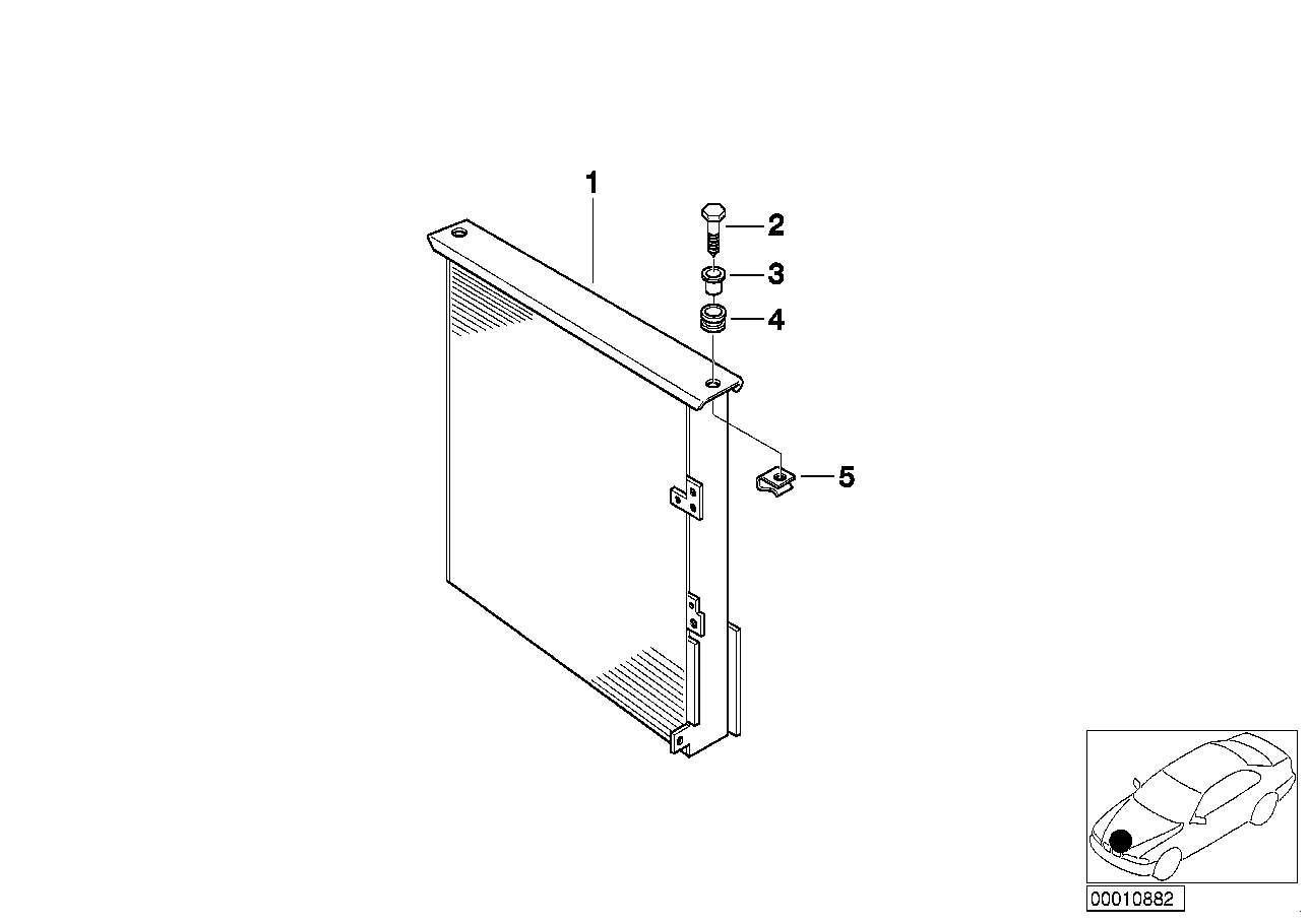 Mini 64538398181 - Condensatore, Climatizzatore www.autoricambit.com