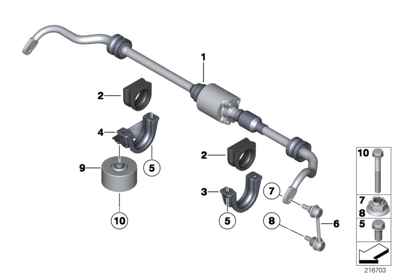 BMW 33 55 6 786 429 - Asta/Puntone, Stabilizzatore www.autoricambit.com