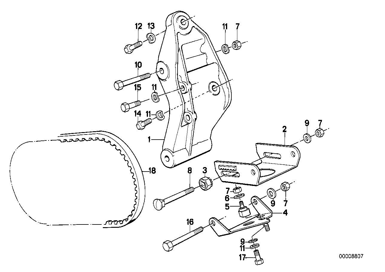 BMW 64 52 1 722 371 - Cinghia trapezoidale www.autoricambit.com