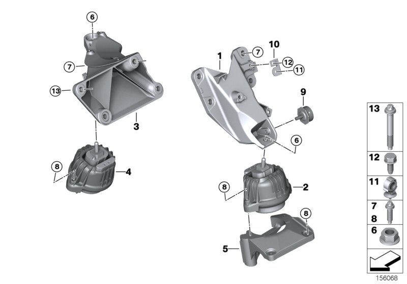 BMW 22 11 6 773 744 - Sospensione, Motore www.autoricambit.com