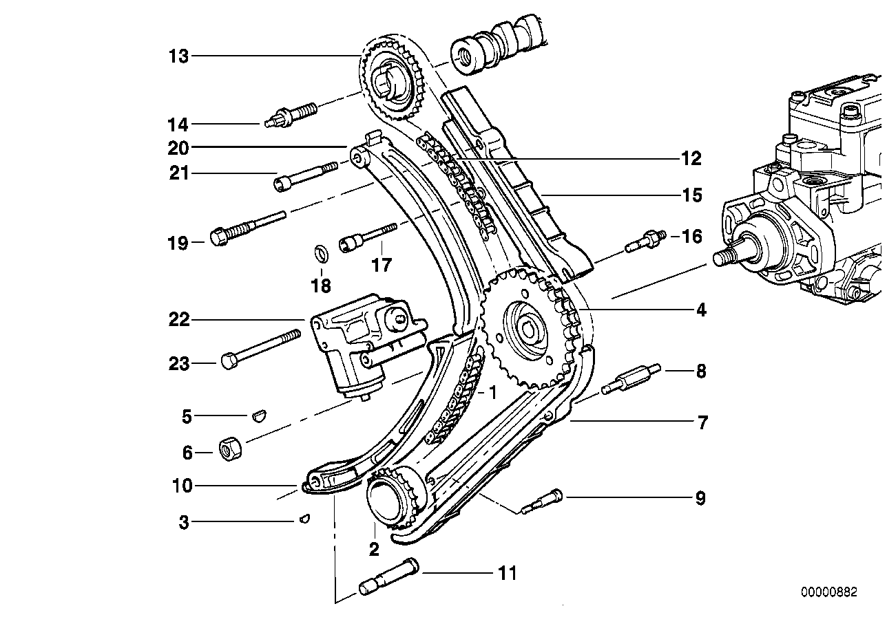 Mini 11 31 2 243 944 - Chain tensioner www.autoricambit.com