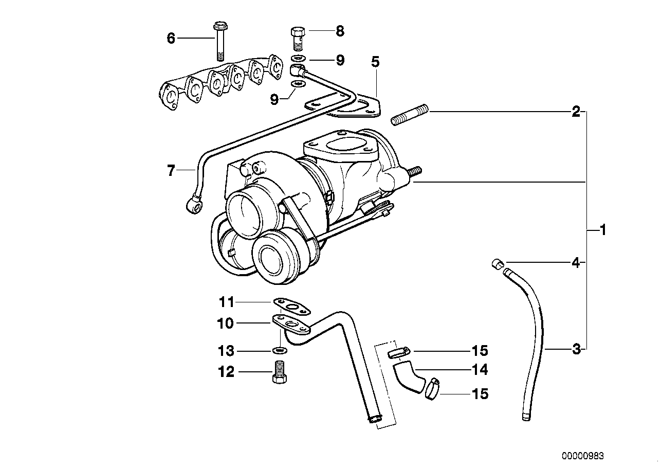 BMW 1165 2246 739 - Turbocompressore, Sovralimentazione www.autoricambit.com