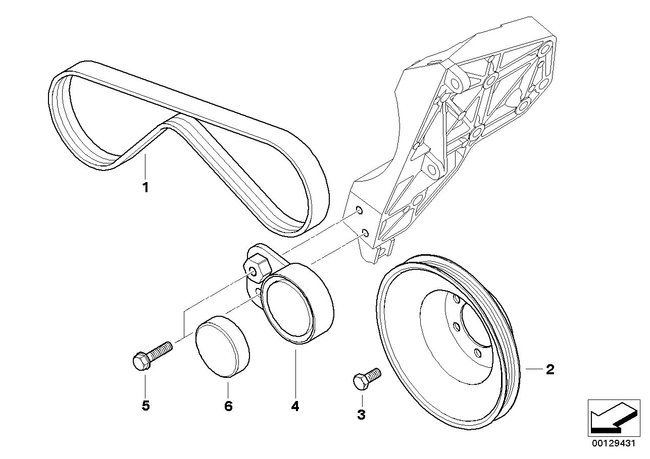 Honda 64552246732 - Cinghia Poly-V www.autoricambit.com