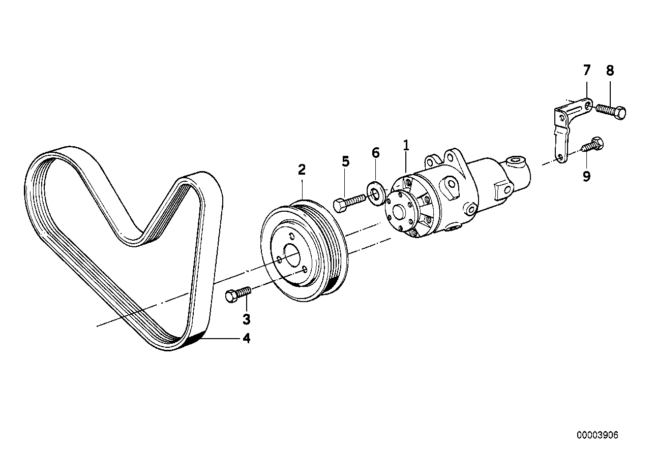 BMW 11 28 1 736 719 - Cinghia Poly-V www.autoricambit.com