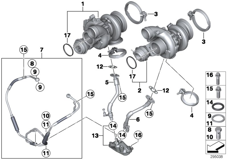 BMW 11.65.7.620.507 - Turbocompressore, Sovralimentazione www.autoricambit.com