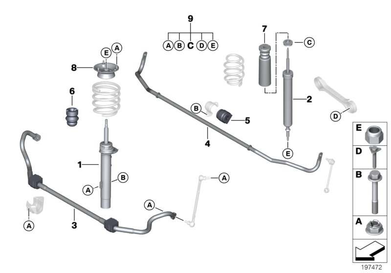 BMW 31 31 6 786 023 - Ammortizzatore www.autoricambit.com