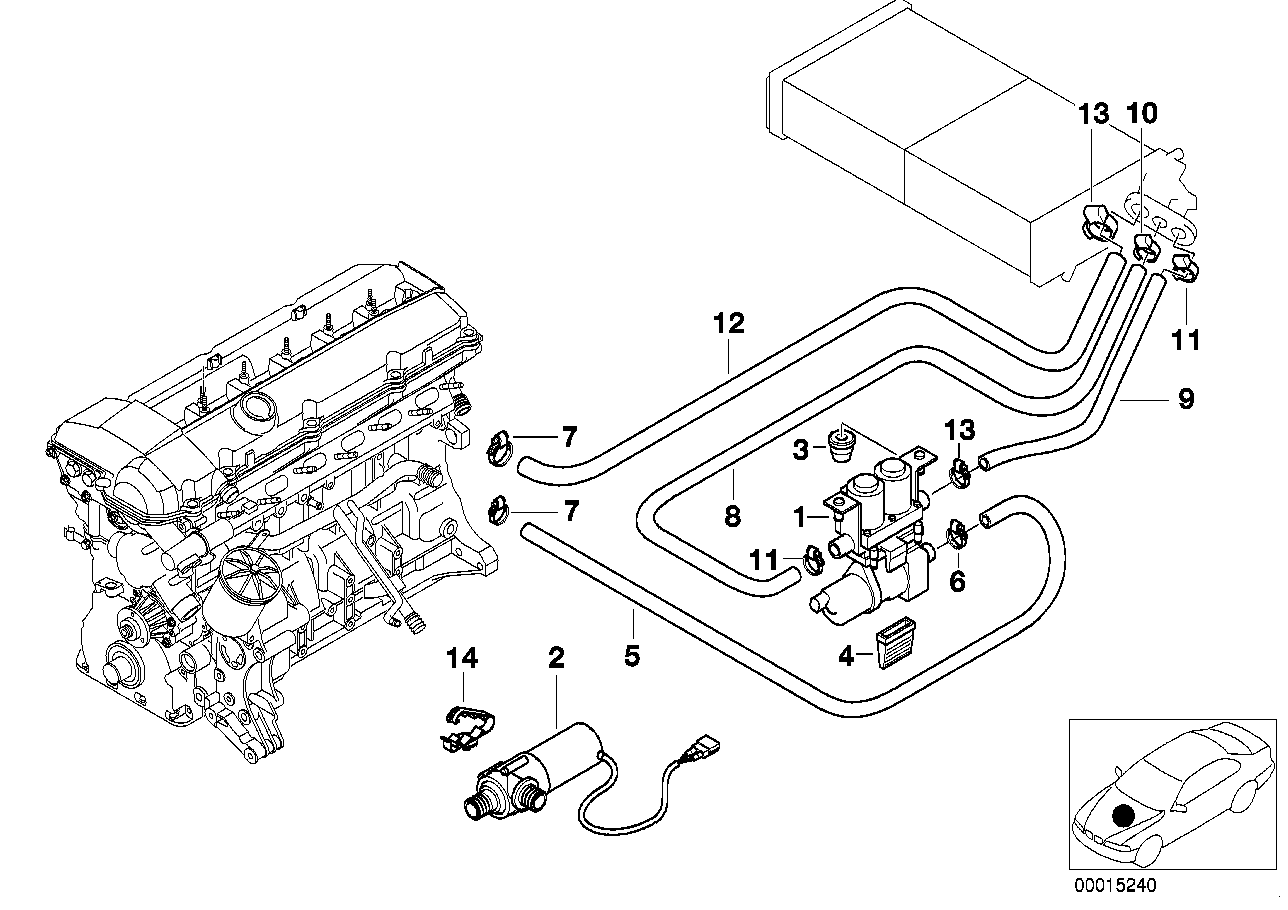 BMW 64 21 8 391 003 - Flessibile radiatore www.autoricambit.com