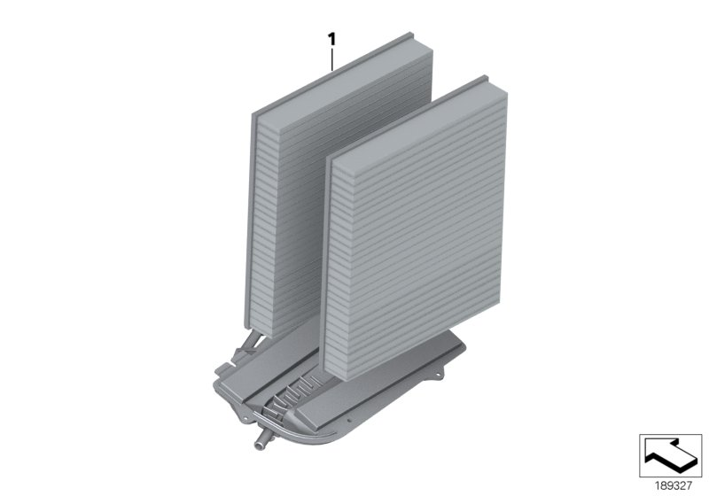 BMW (BRILLIANCE) 64119163329 - Microfilter/activated Carbon container www.autoricambit.com