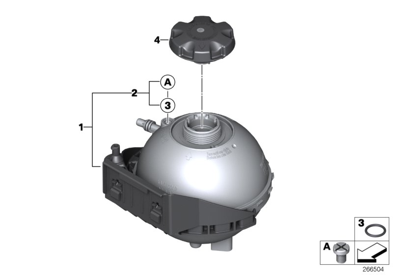 BMW 17 13 7 642 158 - Serbatoio compensazione, Refrigerante www.autoricambit.com