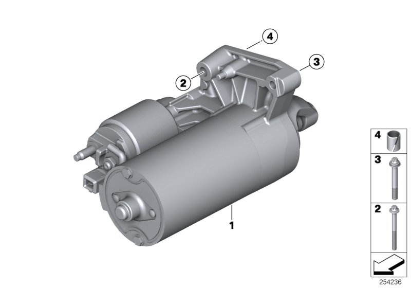 BMW (BRILLIANCE) 12417638192 - Motorino d'avviamento www.autoricambit.com