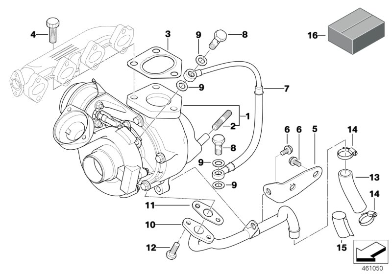 BMW 11652414341 - Turbocompressore, Sovralimentazione www.autoricambit.com