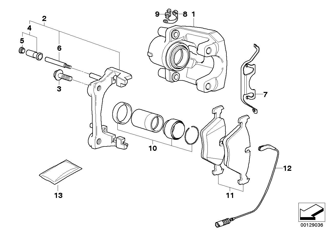 BMW 34213403241 - Kit pastiglie freno, Freno a disco www.autoricambit.com