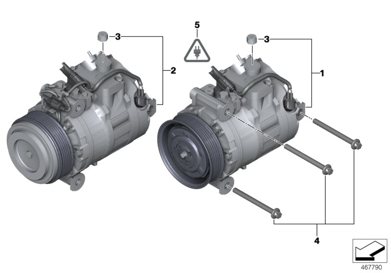 BMW 64 52 6 918 749 - Compressore, Climatizzatore www.autoricambit.com