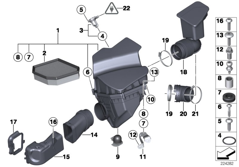 VW 13 62 7 593 624 - Hot-film air mass meter www.autoricambit.com