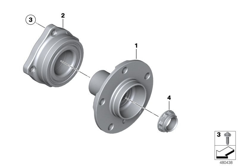 Alfa Romeo 33 40 6 787 015 - Kit cuscinetto ruota www.autoricambit.com