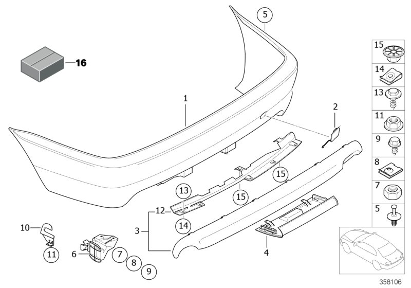 BMW 64 50 9 123 157 - Dado www.autoricambit.com