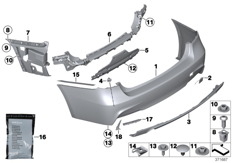 BMW 51128056497 - Paraurti www.autoricambit.com