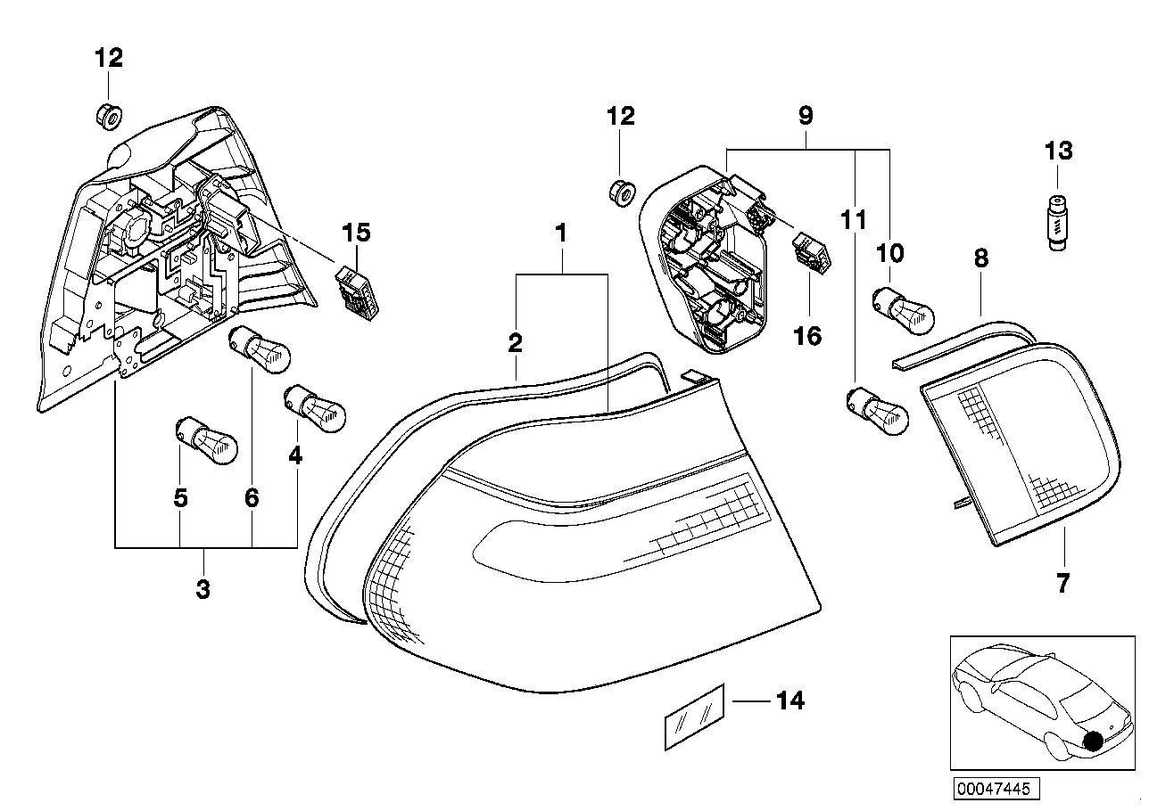 BMW 63 21 7 160 792 - Lampadina, Fendi/Retronebbia www.autoricambit.com