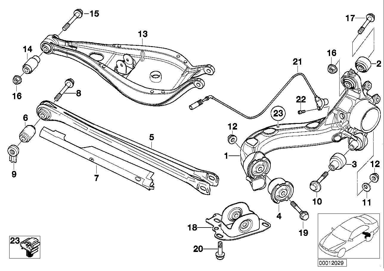 BMW 33 32 6 770 824 - Silent Block, Supporto Braccio Oscillante www.autoricambit.com