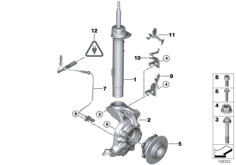 BMW 31 31 6 786 001 - Ammortizzatore www.autoricambit.com