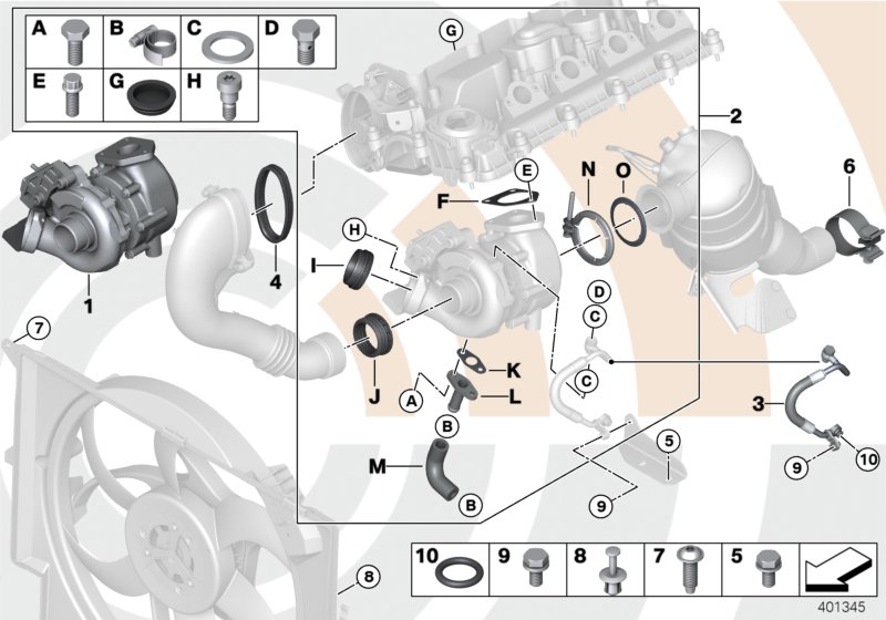 BMW 11657795499* - Turbocompressore, Sovralimentazione www.autoricambit.com