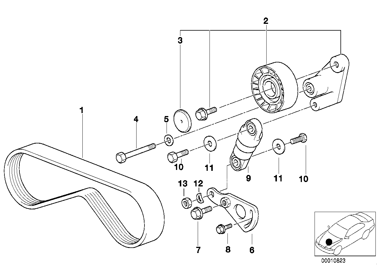 Mini 11287636374 - Cinghia Poly-V www.autoricambit.com