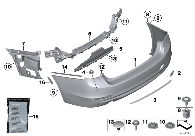 BMW 51127312730 - Paraurti www.autoricambit.com