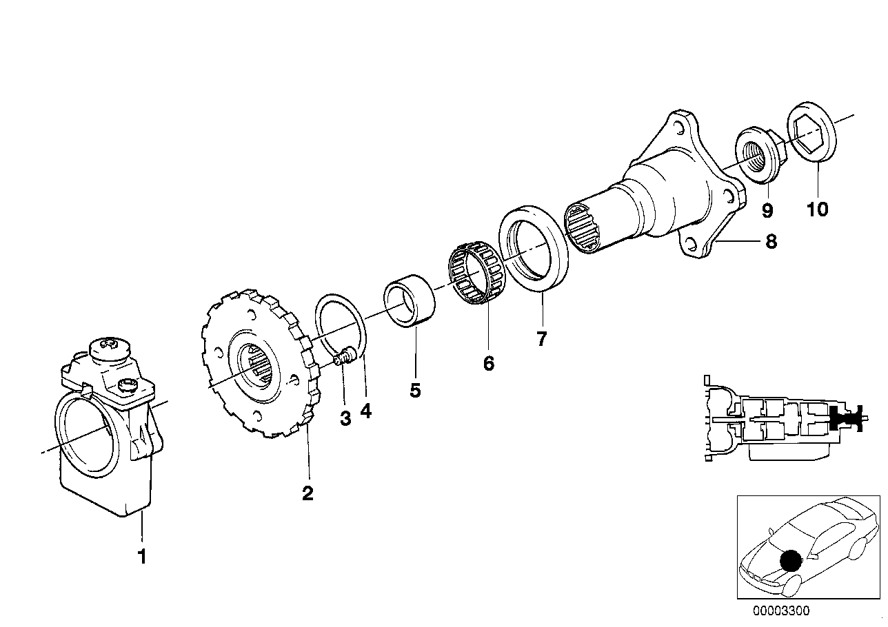 BMW 24 11 1 218 009 - Paraolio, mozzo ruota www.autoricambit.com