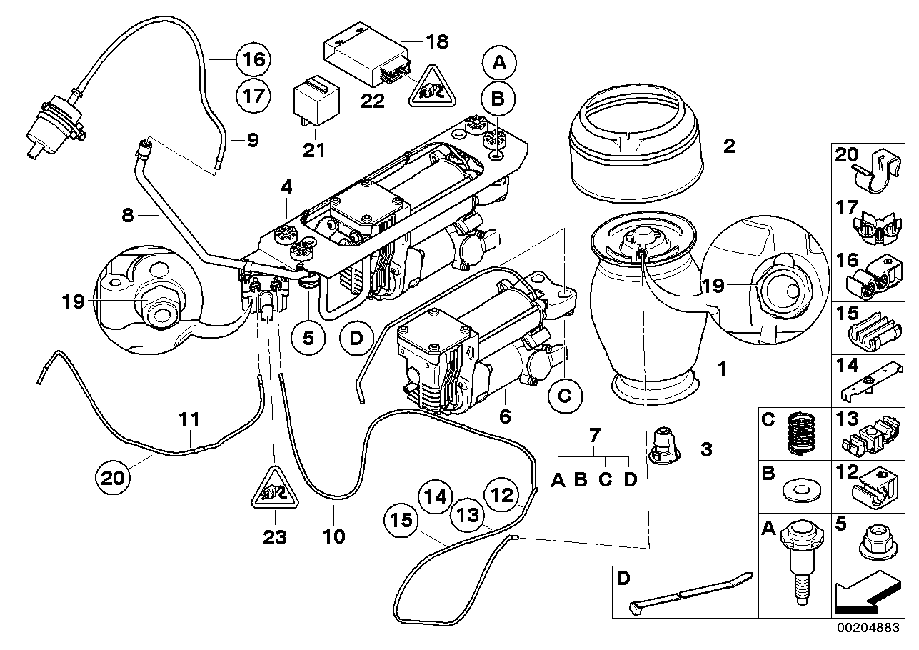 BMW 37106793778 - Compressore, Impianto aria compressa www.autoricambit.com