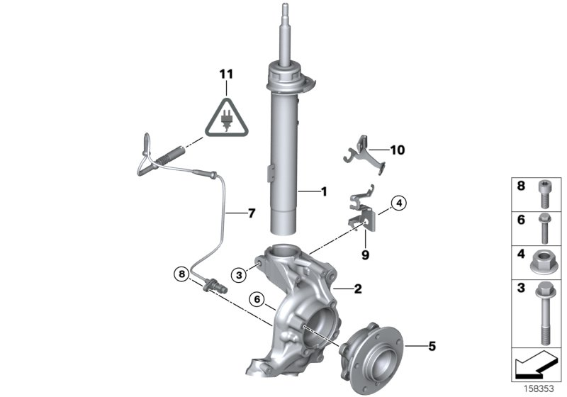 BMW 31 31 6 786 009 - Ammortizzatore www.autoricambit.com