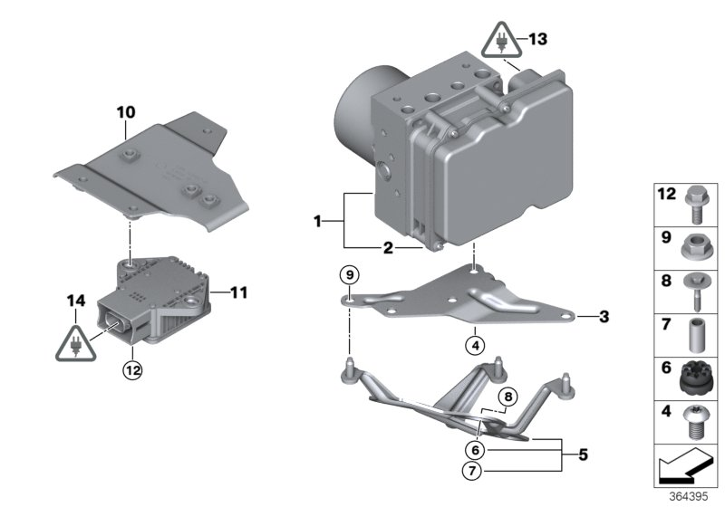 BMW 34 51 6 795 394 - Gruppo idraulico, Sistema frenante www.autoricambit.com