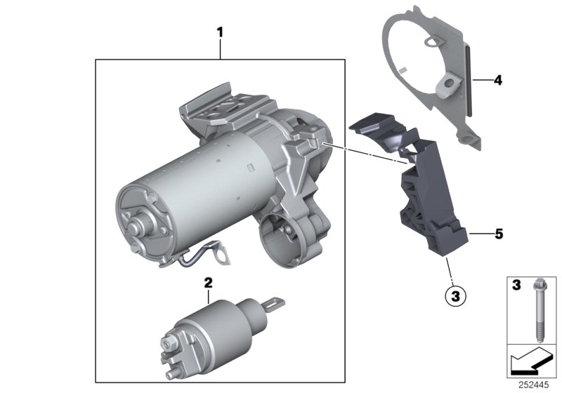 BMW 12 41 8 581 098 - Motorino d'avviamento www.autoricambit.com