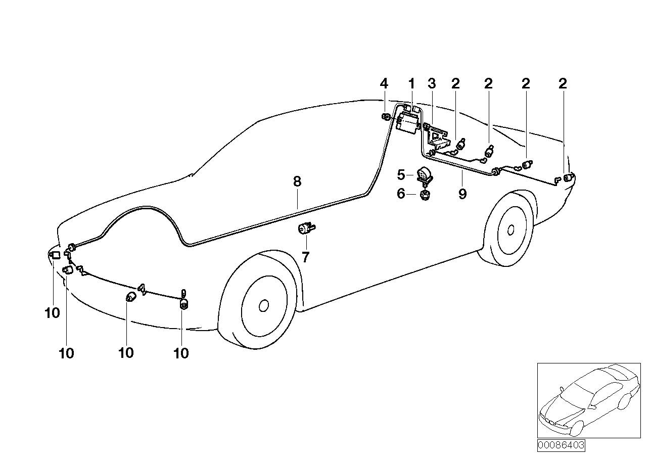 BMW 6621 7 892 714 - Sensore, Assistenza parcheggio www.autoricambit.com