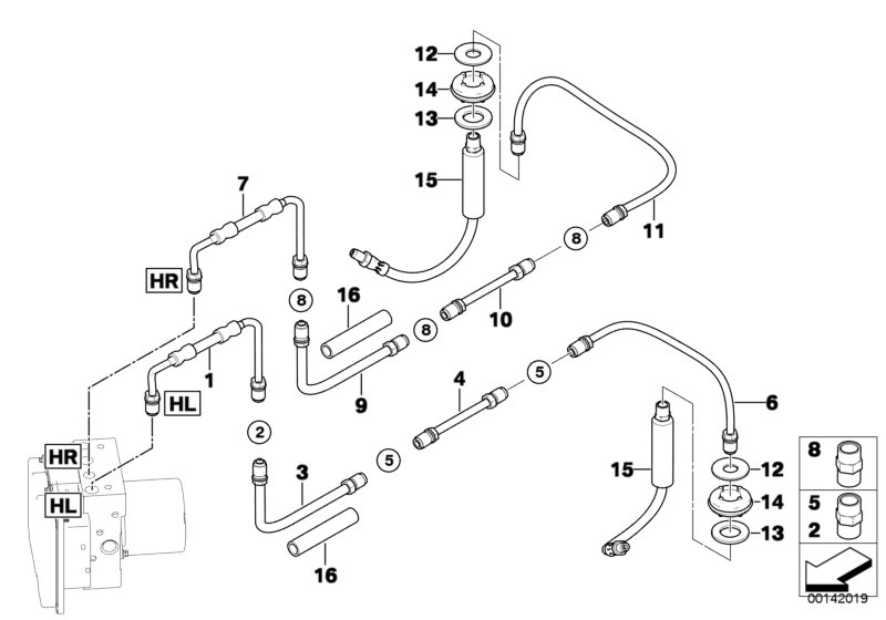 BMW 34306795676 - Flessibile del freno www.autoricambit.com