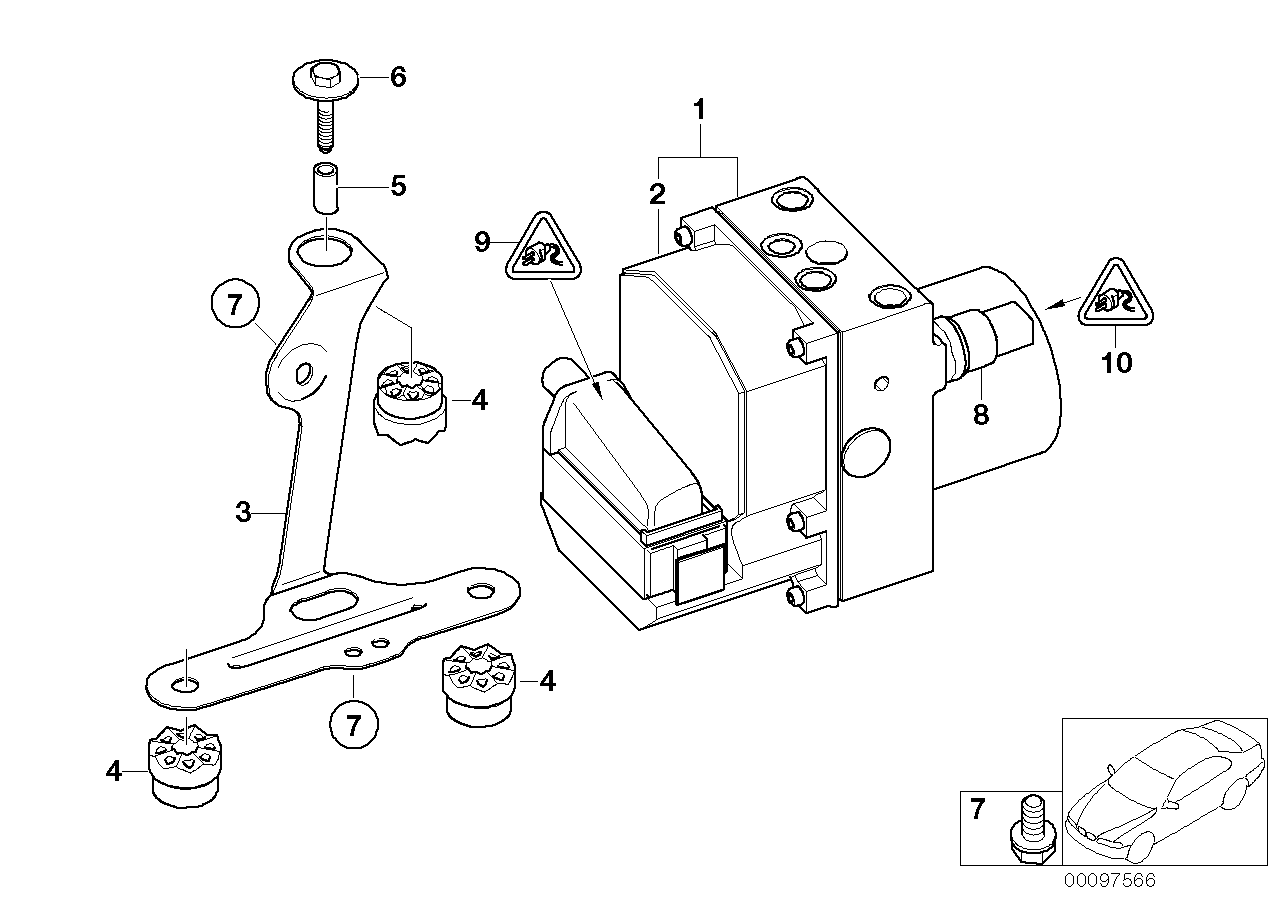 BMW 34 52 2 284 921 - Kit centralina www.autoricambit.com