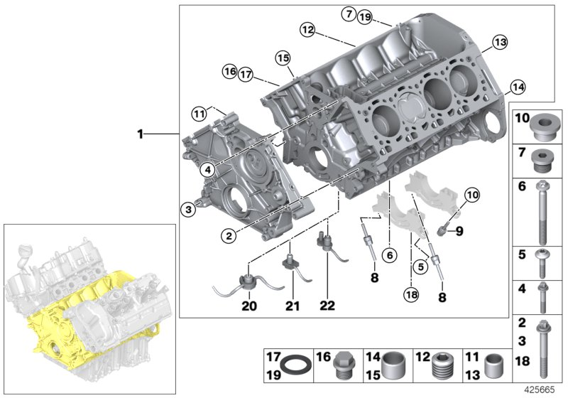 BMW 11 13 7 553 918 - Vite di chiusura, vaschetta dell'olio www.autoricambit.com