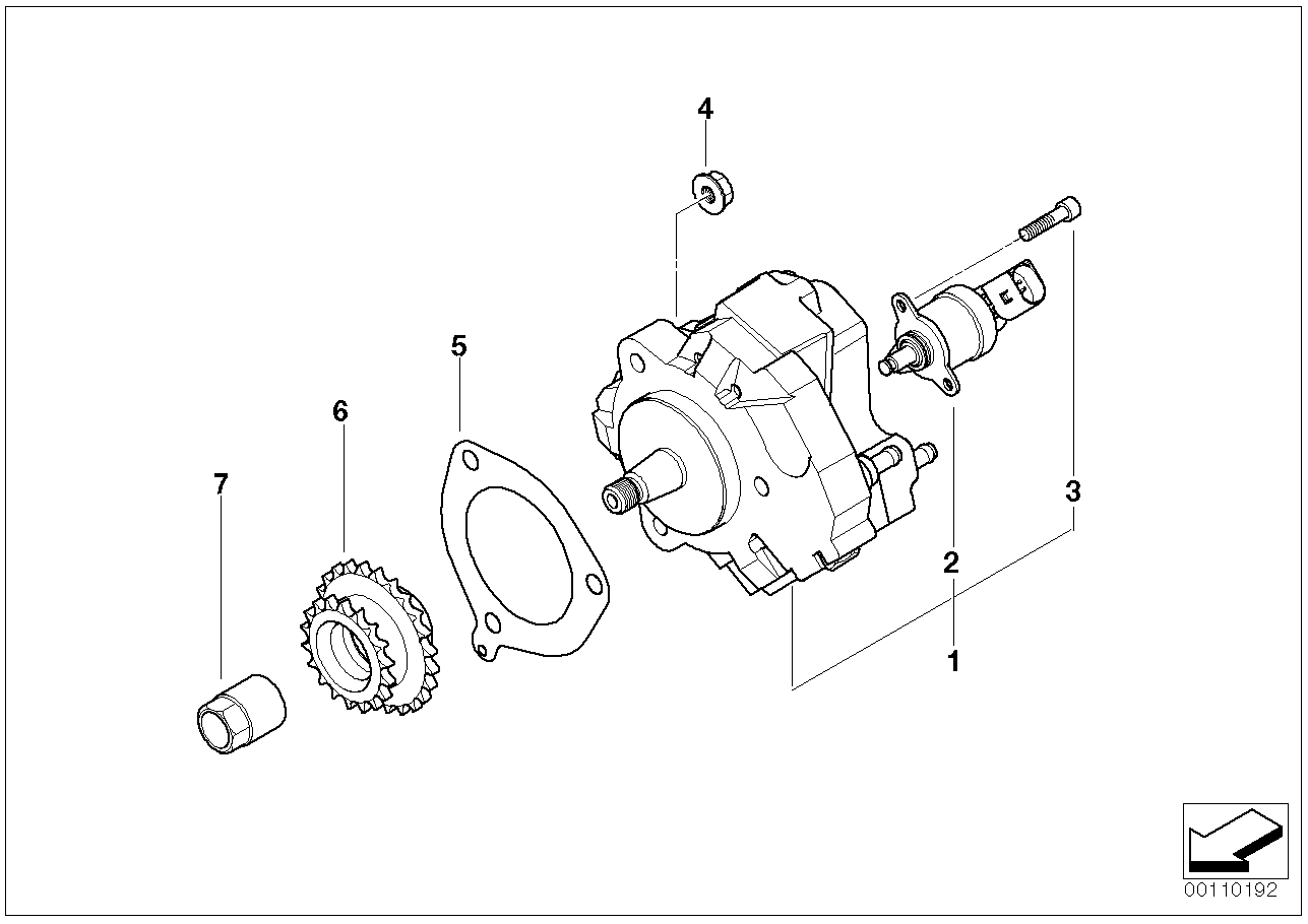 BMW 13518511826 - Valvola regolazione,Quantità carburante (Sist. Common Rai) www.autoricambit.com