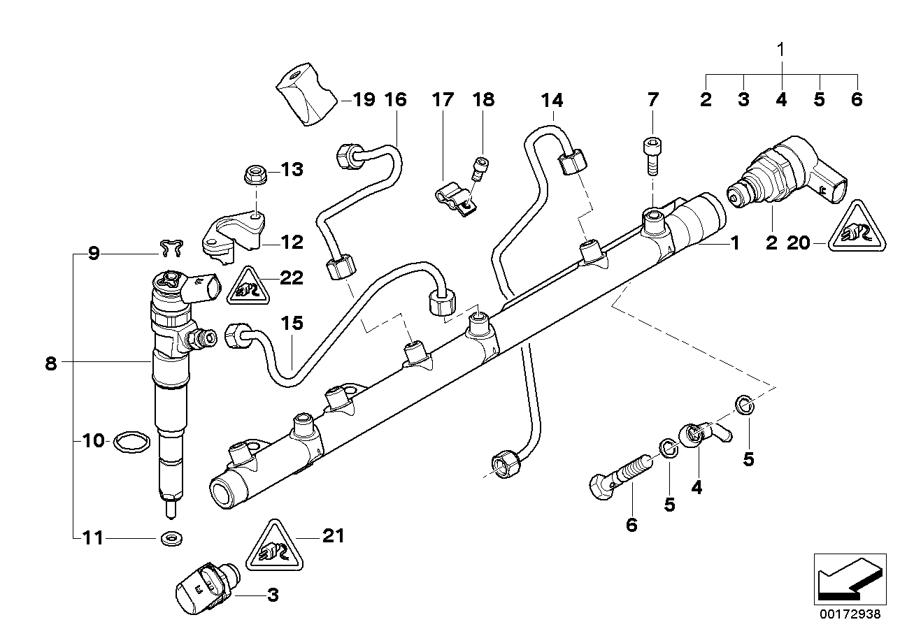 BMW 13537805733 - Valvola regolapressione, Sistema Common-Rail www.autoricambit.com