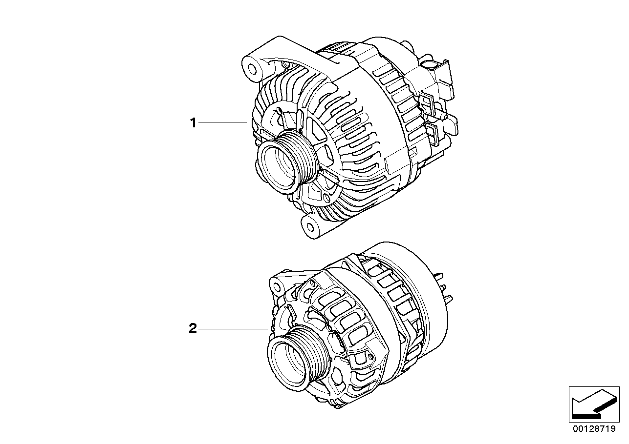 BMW 12 31 7 540 992 - Alternatore www.autoricambit.com