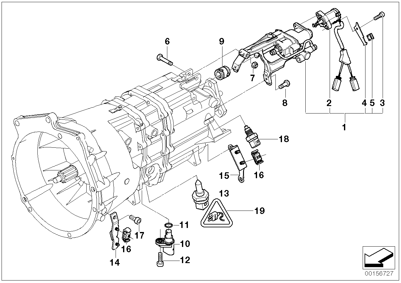 BMW 12 14 2 296 184 - Generatore di impulsi, Albero a gomiti www.autoricambit.com