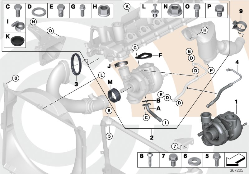 BMW 11652249950* - Turbocompressore, Sovralimentazione www.autoricambit.com