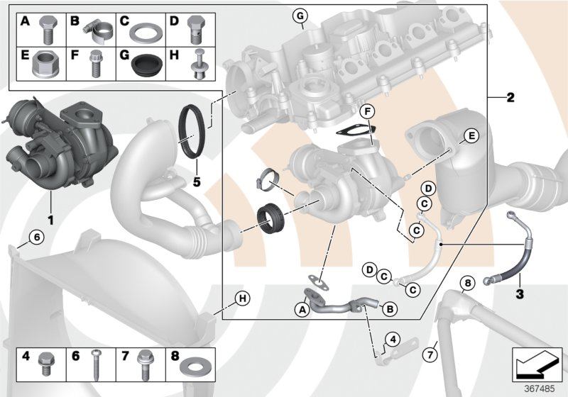 BMW 11652248901* - Turbocompressore, Sovralimentazione www.autoricambit.com