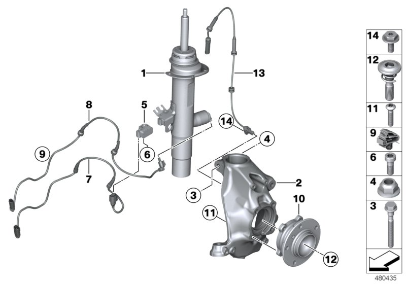 BMW 37 11 6 854 207 - Ammortizzatore www.autoricambit.com