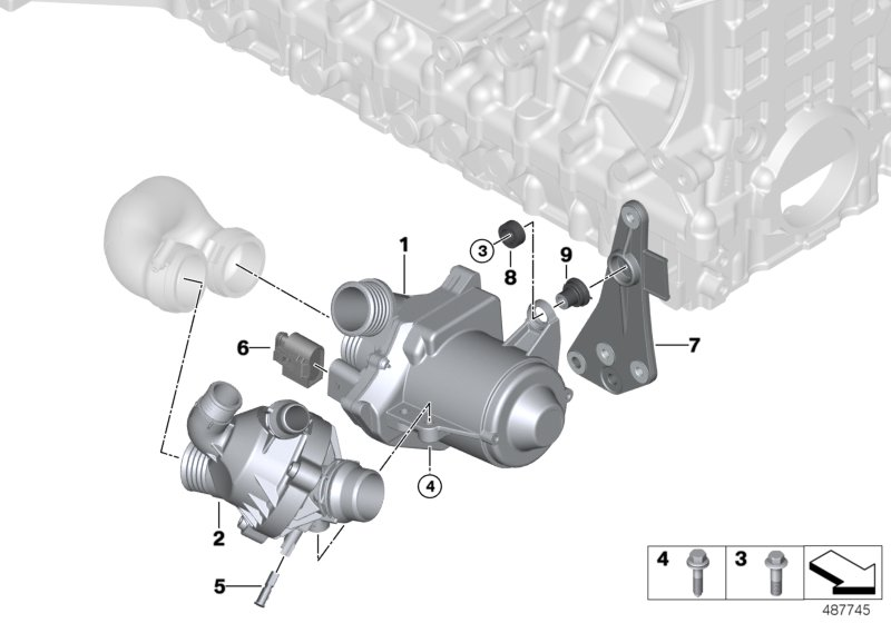 Mini 11 51 9 455 978 - Coolant pump, electrical www.autoricambit.com