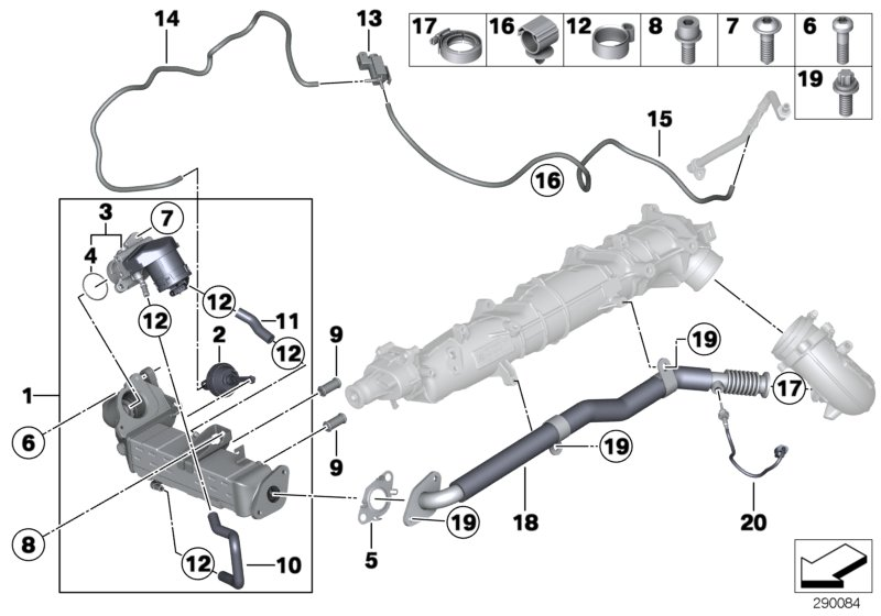 BMW 11717810871 - Valvola ricircolo gas scarico-EGR www.autoricambit.com