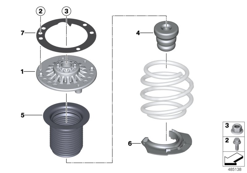 Mini 31 33 6 854 700 - Kit parapolvere, Ammortizzatore www.autoricambit.com