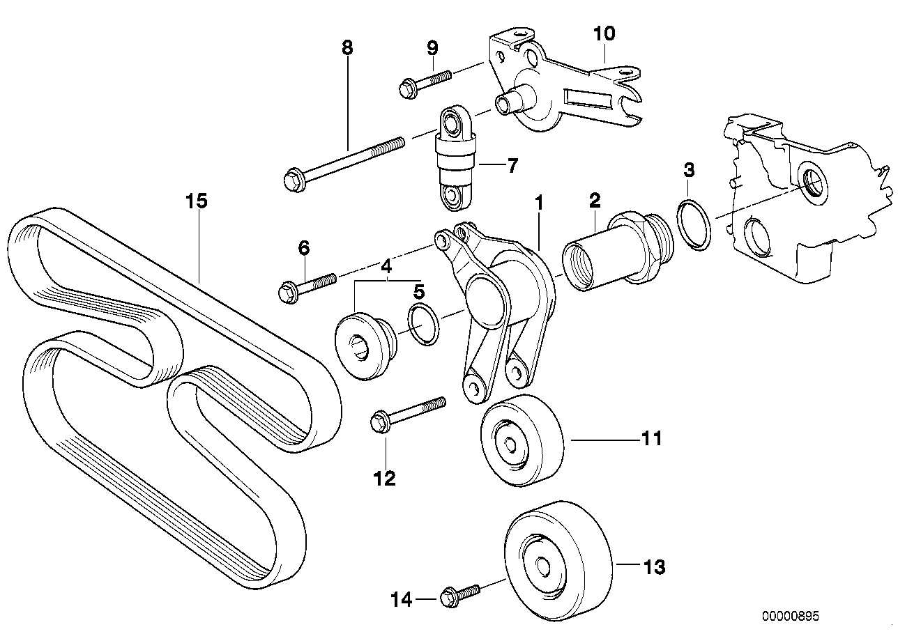 BMW 11 28 2 245 028 - Cinghia Poly-V www.autoricambit.com