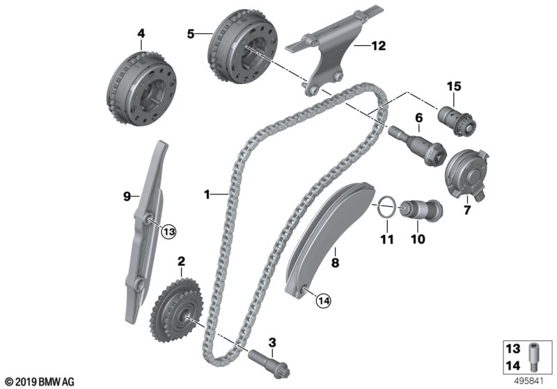 Mini 11 31 8 648 729 - Kit catena distribuzione www.autoricambit.com