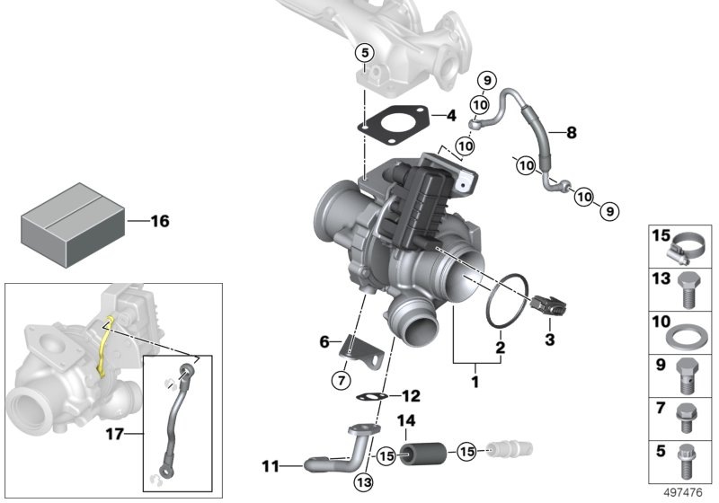 BMW 11658506722 - Turbocompressore, Sovralimentazione www.autoricambit.com