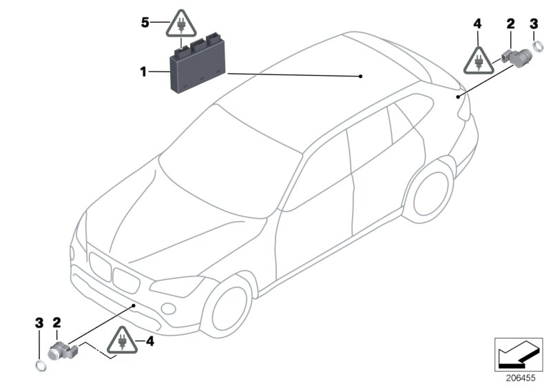 BMW 66 20 8 050 152 - Sensore, Assistenza parcheggio www.autoricambit.com